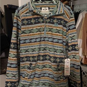 Billabong Multicolor Fleece Jacket